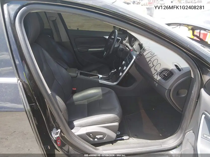 2016 Volvo S60 T5 Drive-E Premier VIN: YV126MFK1G2408281 Lot: 45596110