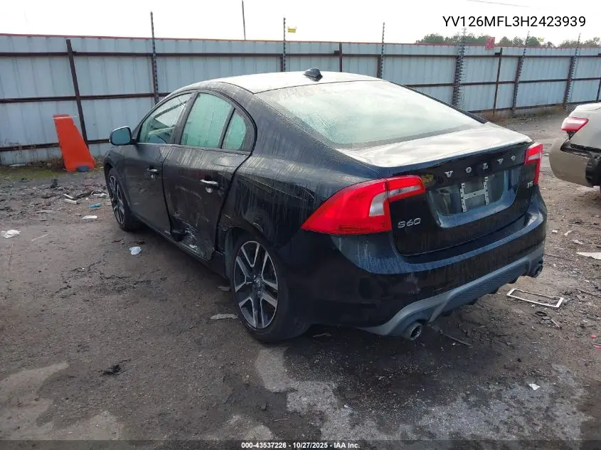 YV126MFL3H2423939 2017 Volvo S60 T5 Dynamic