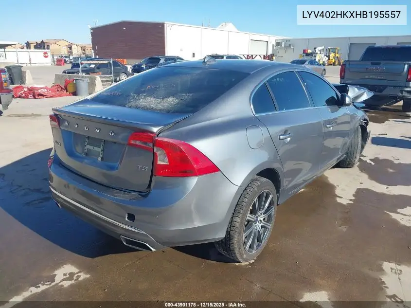 LYV402HKXHB195557 2017 Volvo S60 Inscription T5