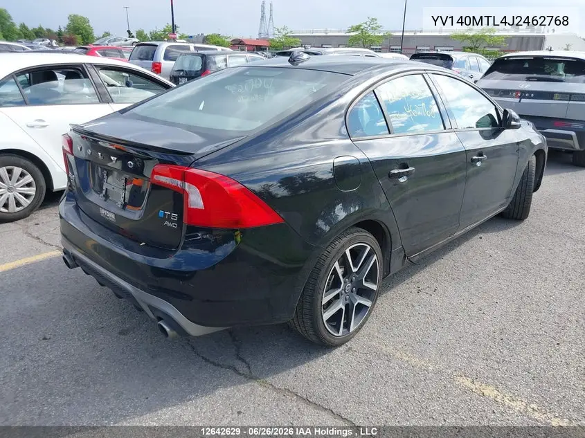 2018 Volvo S60 T5 Dynamic VIN: YV140MTL4J2462768 Lot: 12642629
