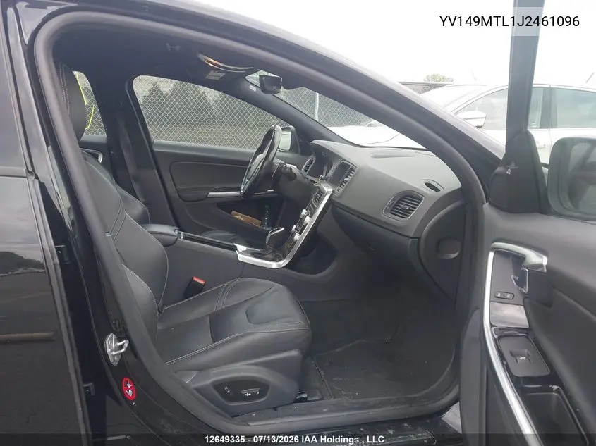 2018 Volvo S60 Dynamic VIN: YV149MTL1J2461096 Lot: 12649335
