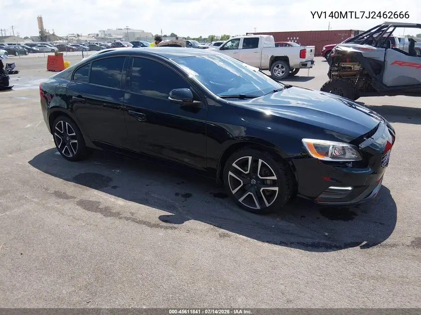 2018 Volvo S60 T5 Dynamic VIN: YV140MTL7J2462666 Lot: 45611841