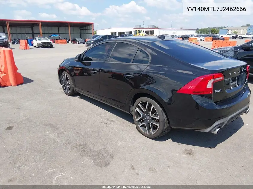 2018 Volvo S60 T5 Dynamic VIN: YV140MTL7J2462666 Lot: 45611841