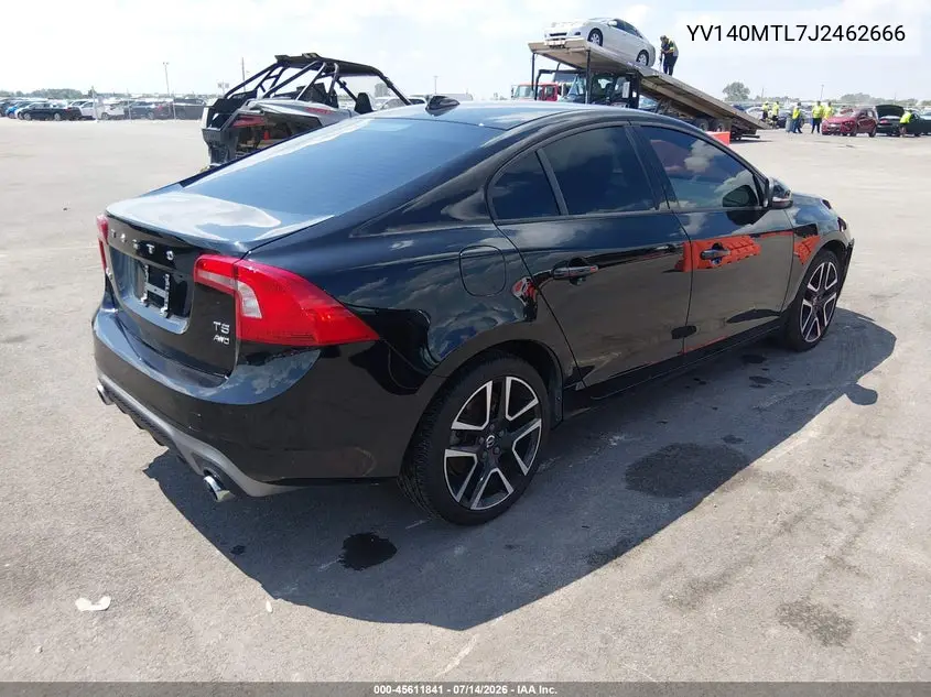 2018 Volvo S60 T5 Dynamic VIN: YV140MTL7J2462666 Lot: 45611841