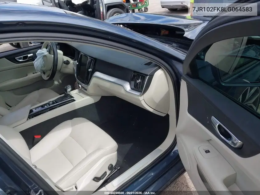 2020 Volvo S60 Momentum VIN: 7JR102FK8LG064583 Lot: 45259508