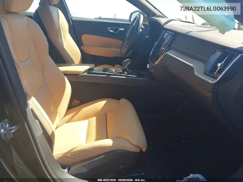 2020 Volvo S60 T6 Inscription VIN: 7JRA22TL6LG063990 Lot: 45321929