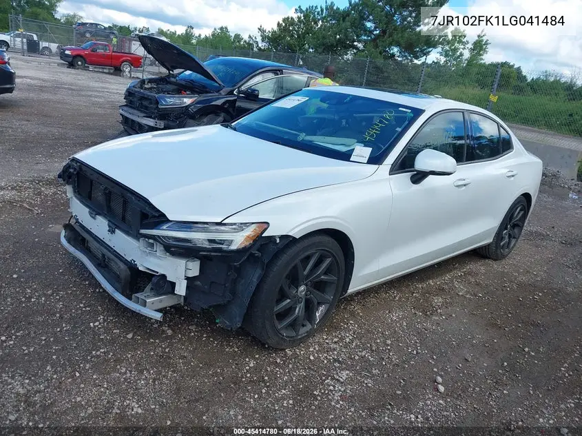 2020 Volvo S60 Momentum VIN: 7JR102FK1LG041484 Lot: 45414780