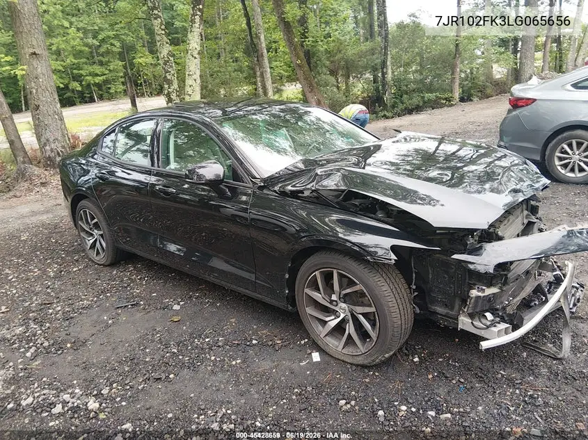 2020 Volvo S60 Momentum VIN: 7JR102FK3LG065656 Lot: 45428659