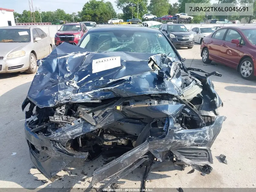 2020 Volvo S60 T6 Momentum VIN: 7JRA22TK6LG045691 Lot: 45432311