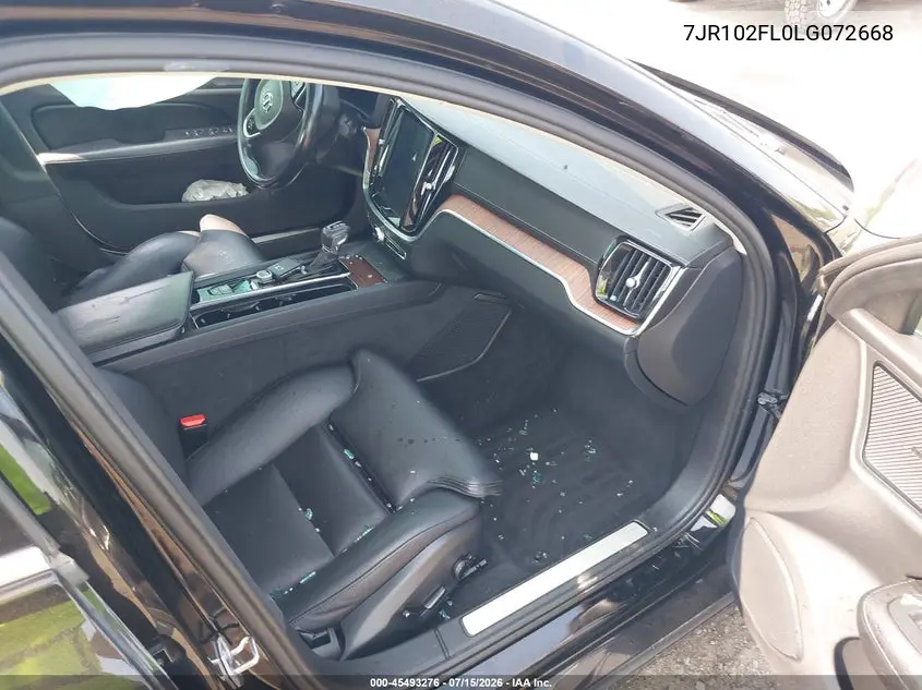 2020 Volvo S60 T5 Inscription VIN: 7JR102FL0LG072668 Lot: 45493276