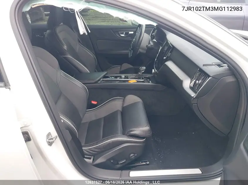 2021 Volvo S60 T5 R-Design VIN: 7JR102TM3MG112983 Lot: 12637527