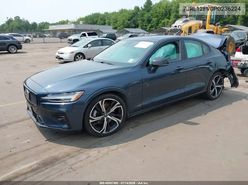 2023 Volvo S60 B5 Core Dark Theme VIN: 7JRL12FV0PG236224 Lot: 45587495