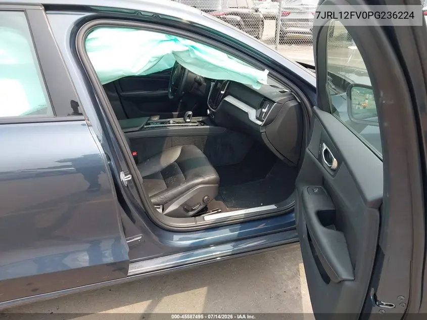 2023 Volvo S60 B5 Core Dark Theme VIN: 7JRL12FV0PG236224 Lot: 45587495
