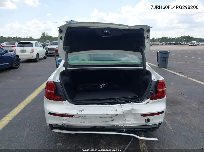 2024 Volvo S60 Recharge Plug-In Hybrid T8 Plus Dark Theme VIN: 7JRH60FL4RG298206 Lot: 45382920