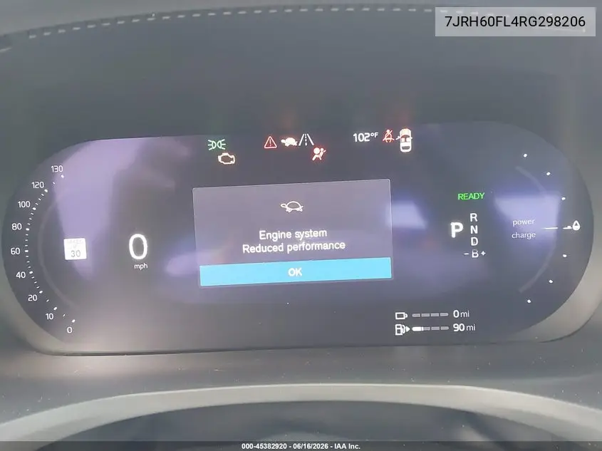 2024 Volvo S60 Recharge Plug-In Hybrid T8 Plus Dark Theme VIN: 7JRH60FL4RG298206 Lot: 45382920