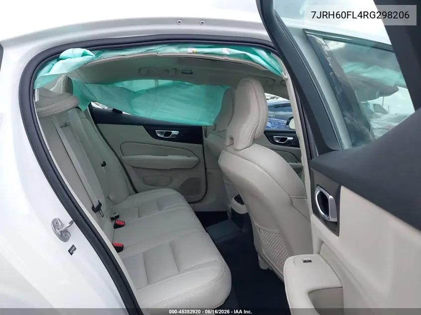 2024 Volvo S60 Recharge Plug-In Hybrid T8 Plus Dark Theme VIN: 7JRH60FL4RG298206 Lot: 45382920