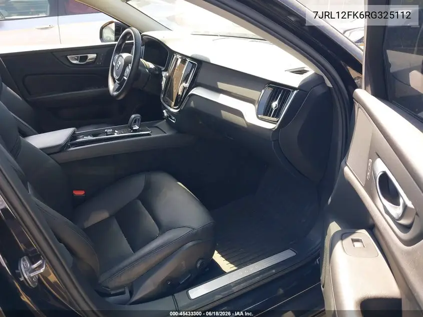 2024 Volvo S60 B5 Core Dark Theme VIN: 7JRL12FK6RG325112 Lot: 45433300