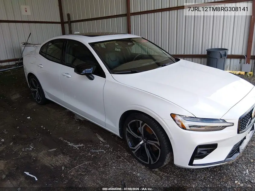 2024 Volvo S60 B5 Ultimate Dark Theme VIN: 7JRL12TM8RG308141 Lot: 45565395