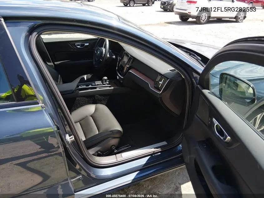2024 Volvo S60 B5 Plus Dark Theme VIN: 7JRL12FL5RG282553 Lot: 45575400