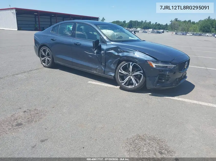 2024 Volvo S60 B5 Plus Dark Theme VIN: 7JRL12TL8RG295091 Lot: 45617737