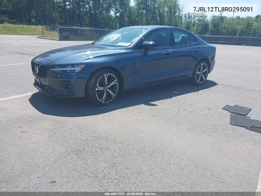 2024 Volvo S60 B5 Plus Dark Theme VIN: 7JRL12TL8RG295091 Lot: 45617737