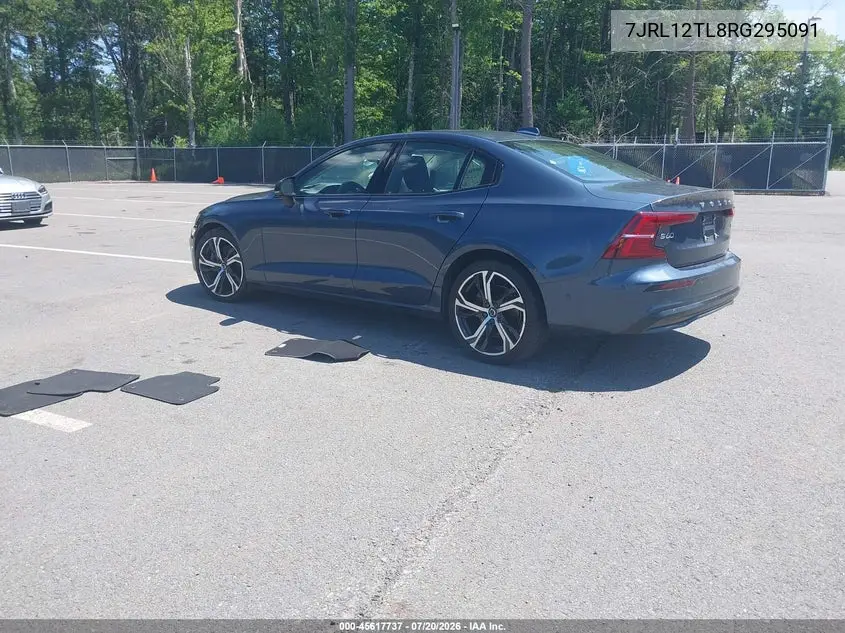 2024 Volvo S60 B5 Plus Dark Theme VIN: 7JRL12TL8RG295091 Lot: 45617737