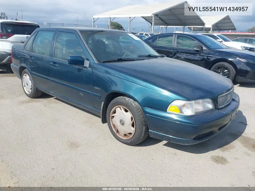1998 Volvo S70 Gtas/Gtms VIN: YV1LS5541W1434957 Lot: 45182188