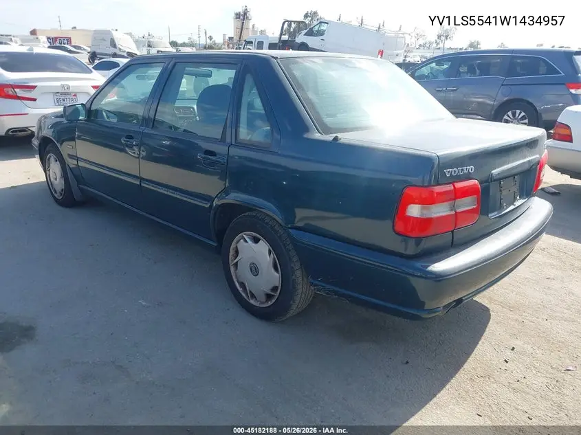 1998 Volvo S70 Gtas/Gtms VIN: YV1LS5541W1434957 Lot: 45182188