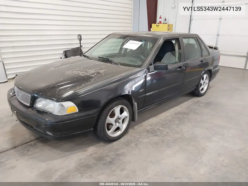 1998 Volvo S70 T5 VIN: YV1LS5343W2447139 Lot: 45420145