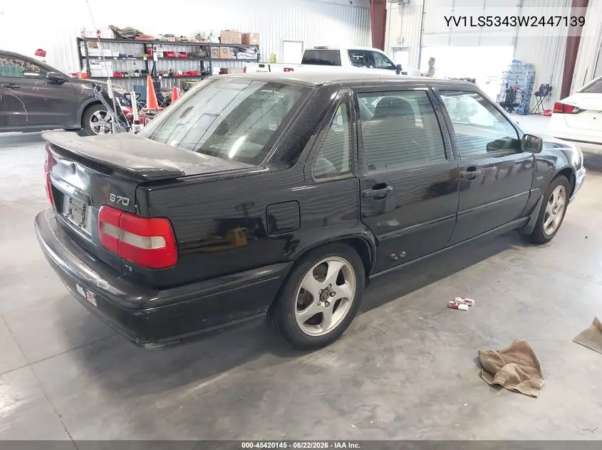 1998 Volvo S70 T5 VIN: YV1LS5343W2447139 Lot: 45420145