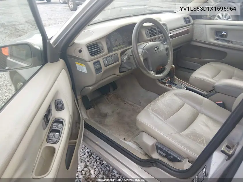 1999 Volvo S70 T5 VIN: YV1LS53D1X1596964 Lot: 45352611