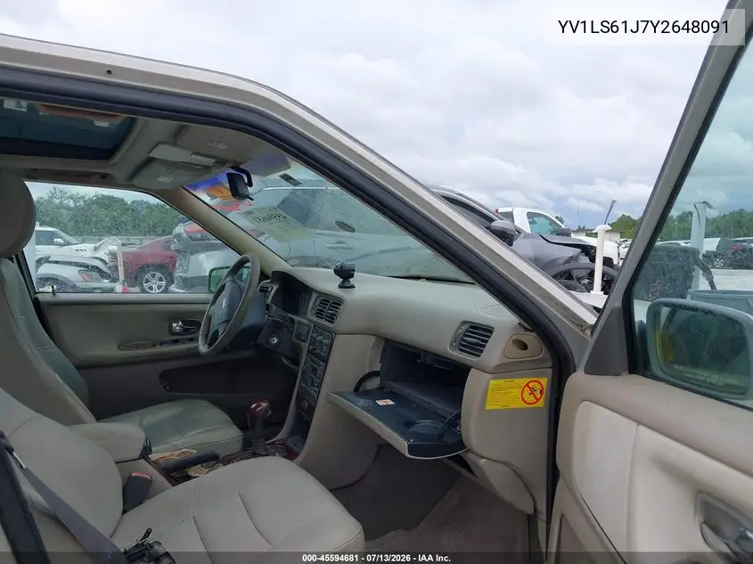 2000 Volvo S70 Se VIN: YV1LS61J7Y2648091 Lot: 45594681