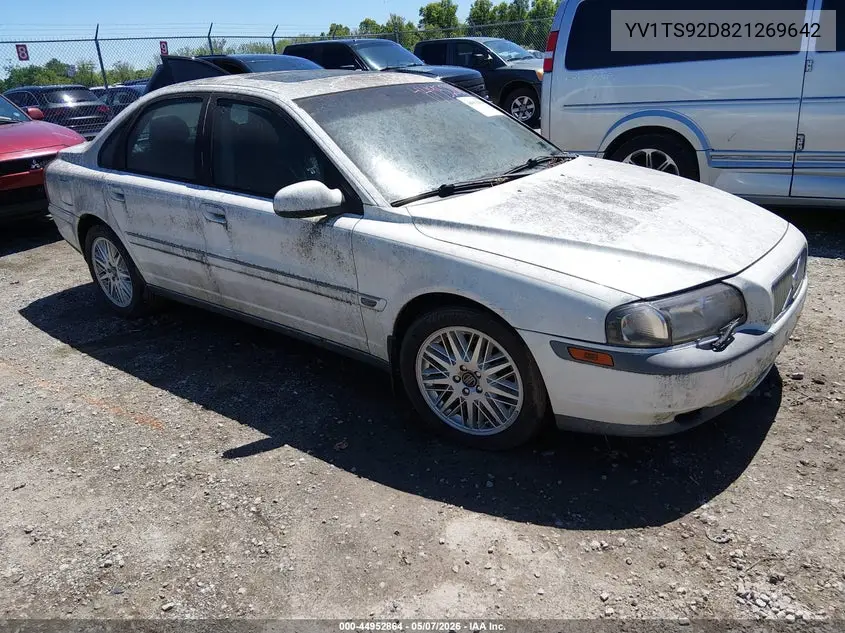 2002 Volvo S80 2.9 VIN: YV1TS92D821269642 Lot: 44952864