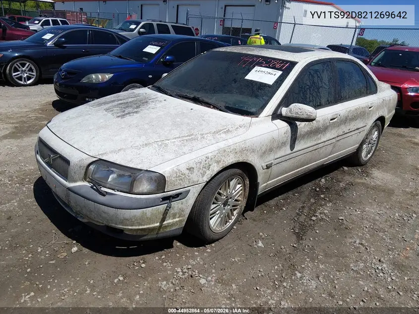 2002 Volvo S80 2.9 VIN: YV1TS92D821269642 Lot: 44952864