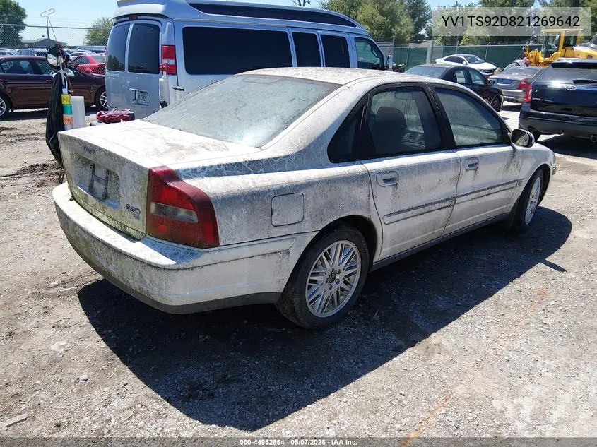 2002 Volvo S80 2.9 VIN: YV1TS92D821269642 Lot: 44952864