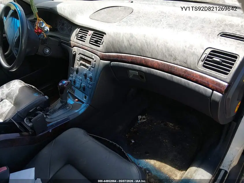 2002 Volvo S80 2.9 VIN: YV1TS92D821269642 Lot: 44952864