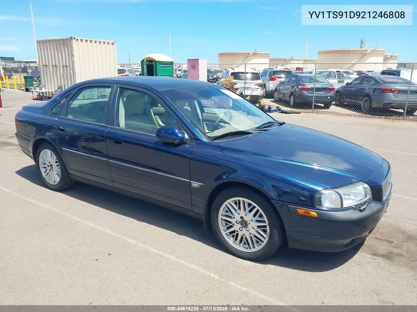 2002 Volvo S80 Executive/T6 VIN: YV1TS91D921246808 Lot: 45616235