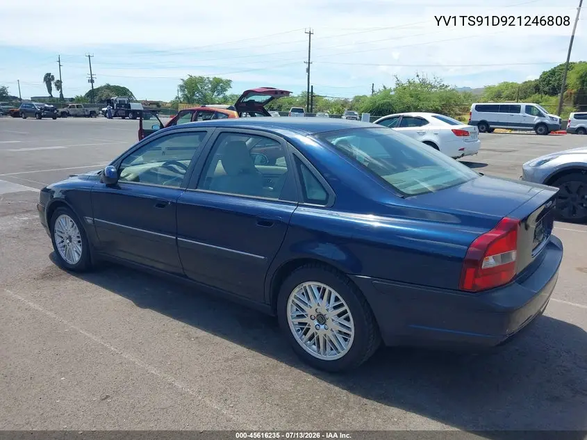 2002 Volvo S80 Executive/T6 VIN: YV1TS91D921246808 Lot: 45616235