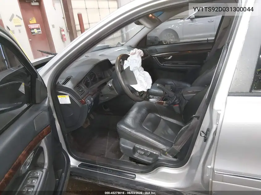 2003 Volvo S80 2.9 VIN: YV1TS92D031300044 Lot: 45279816