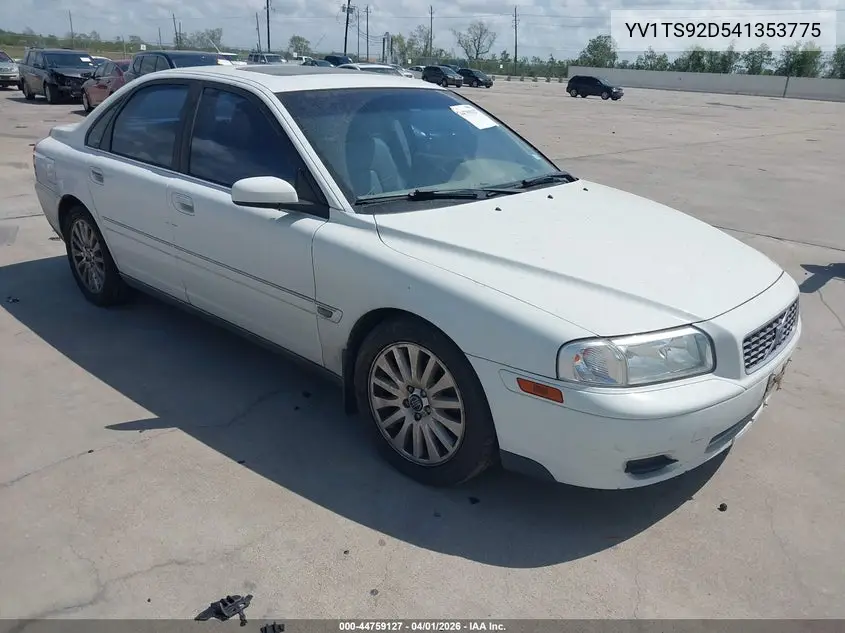 2004 Volvo S80 2.9 VIN: YV1TS92D541353775 Lot: 44759127