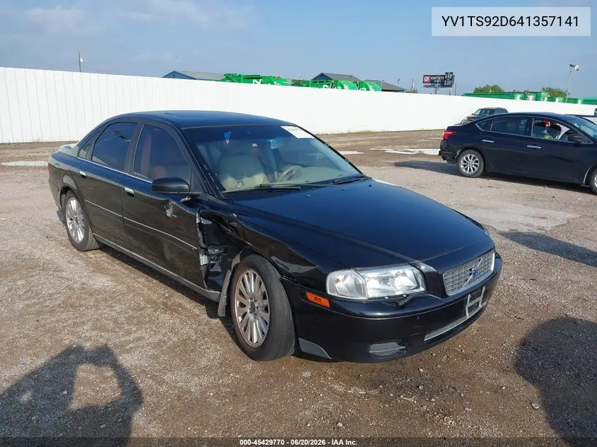 2004 Volvo S80 2.9 VIN: YV1TS92D641357141 Lot: 45429770