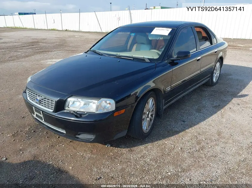 2004 Volvo S80 2.9 VIN: YV1TS92D641357141 Lot: 45429770