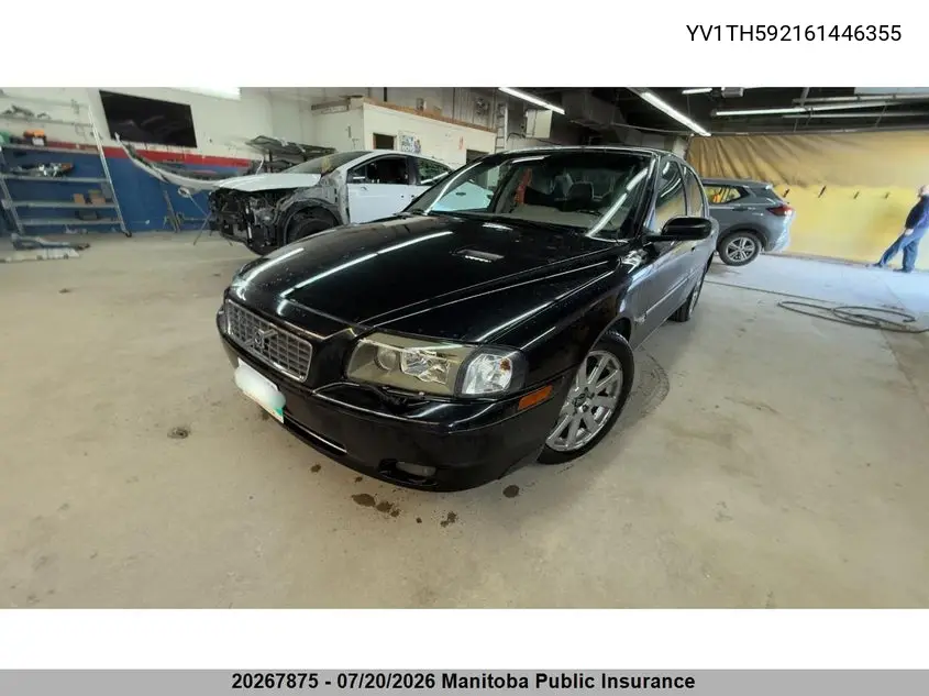 2006 Volvo S80 2.5T VIN: YV1TH592161446355 Lot: 20267875
