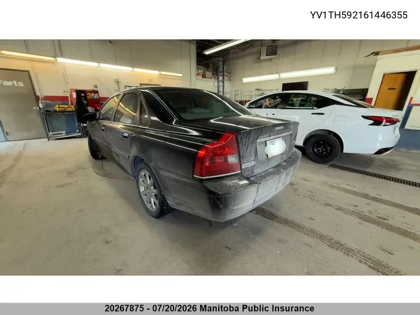 2006 Volvo S80 2.5T VIN: YV1TH592161446355 Lot: 20267875