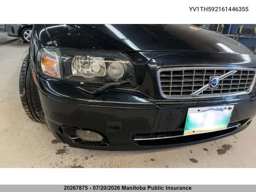 2006 Volvo S80 2.5T VIN: YV1TH592161446355 Lot: 20267875