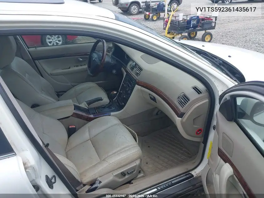 2006 Volvo S80 2.5T VIN: YV1TS592361435617 Lot: 45332167