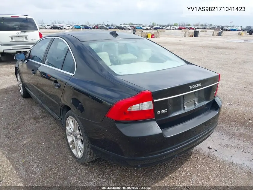 2007 Volvo S80 3.2 VIN: YV1AS982171041423 Lot: 44543002