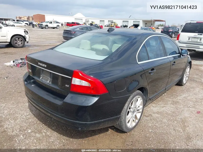 2007 Volvo S80 3.2 VIN: YV1AS982171041423 Lot: 44543002