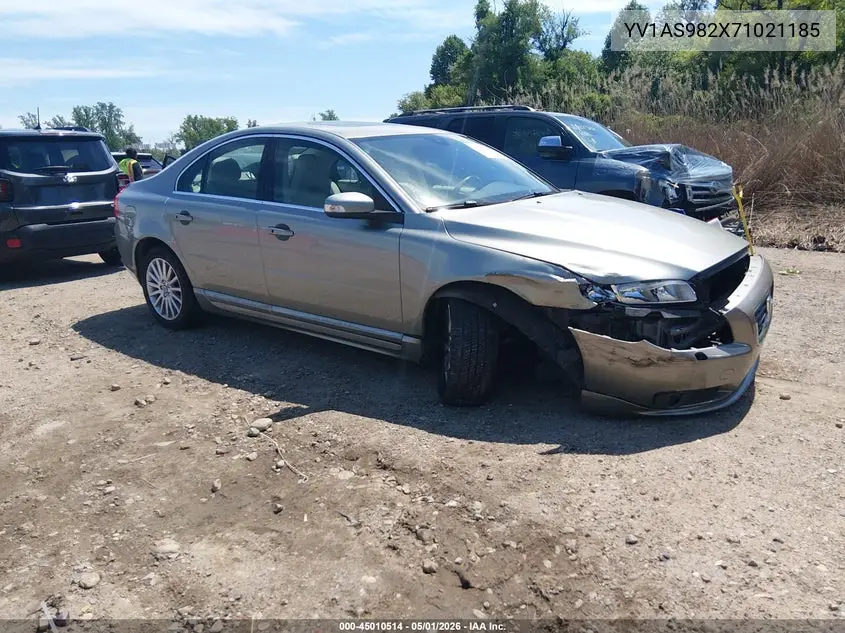 2007 Volvo S80 3.2 VIN: YV1AS982X71021185 Lot: 45010514