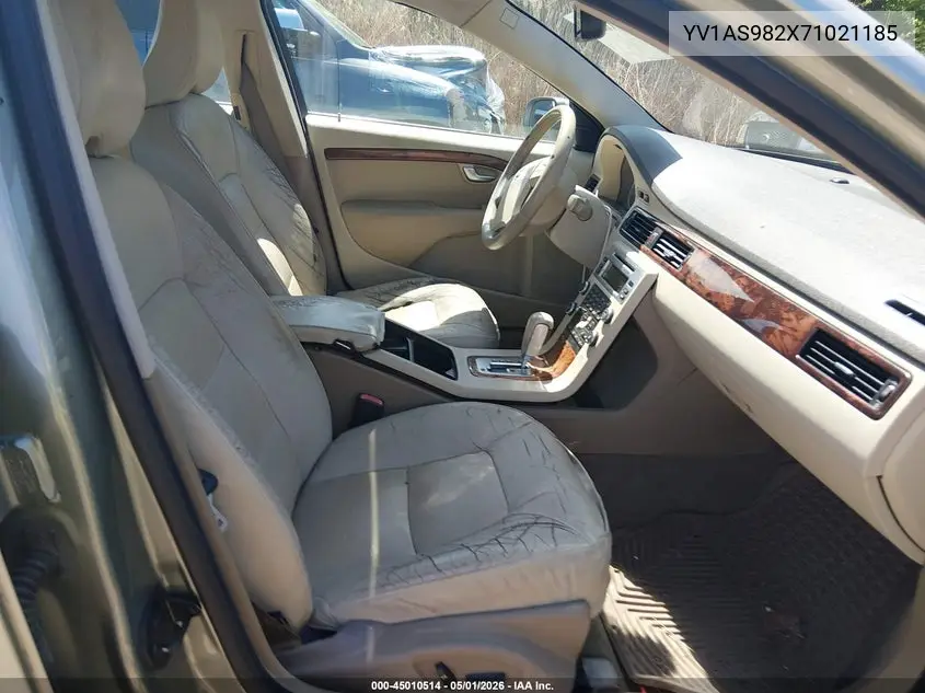 2007 Volvo S80 3.2 VIN: YV1AS982X71021185 Lot: 45010514